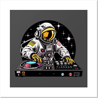 Dj Astronaut Posters and Art